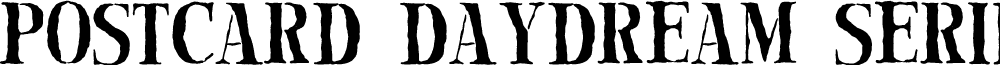 Postcard Daydream Serif Demo