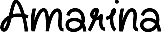 Amarina Unique Fun Logo